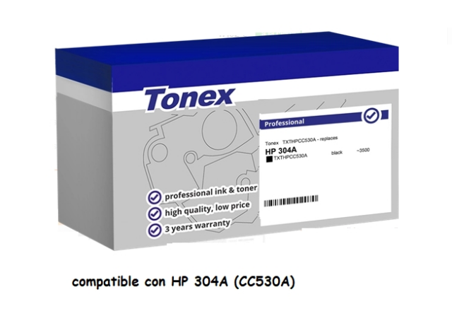 Tonex Tóner negro TXTHPCC530A compatible con HP 304A CC530A