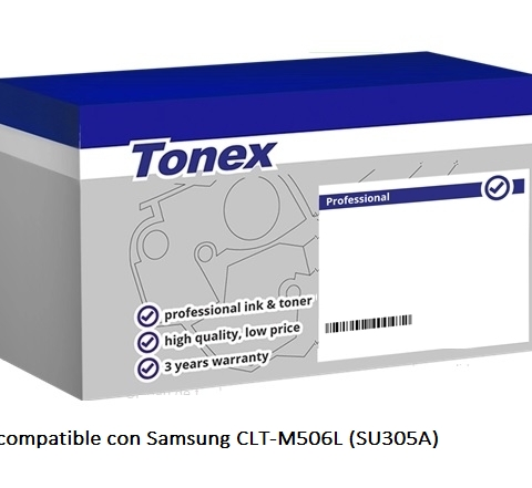 Tonex Tóner magenta TXTSCLTM506L compatible con Samsung CLT-M506L SU305A