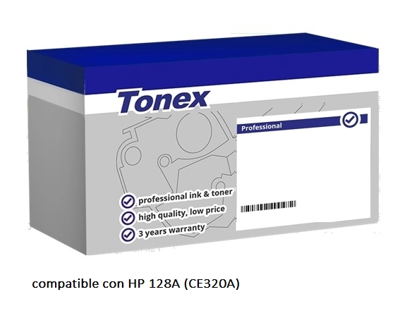 Tonex Tóner negro TXTHPCE320A compatible con HP 128A CE320A