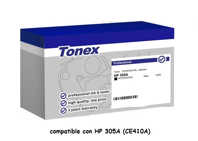 Tonex Tóner negro TXTHPCE410A compatible con HP 305A CE410A