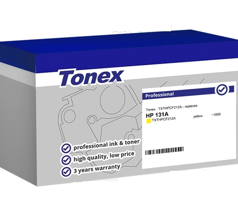 Tonex Tóner amarillo TXTHPCF212A compatible con HP 131A CF212A