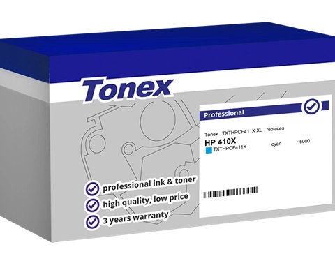 Tonex Tóner cian TXTHPCF411X compatible con HP 410X CF411X