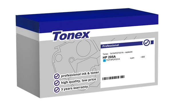 Tonex Tóner cian TXTHPCF531A compatible con HP 205A CF531A