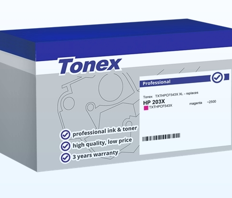 Tonex Tóner magenta TXTHPCF543X compatible con HP 203X CF543X