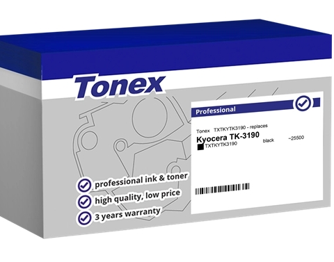 Tonex Tóner negro TXTKYTK3190 compatible con Kyocera TK-3190