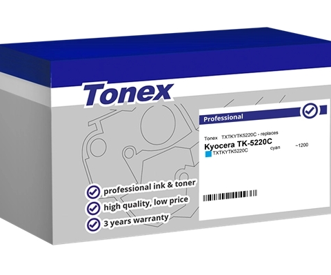 Tonex Tóner cian TXTKYTK5220C compatible con Kyocera TK-5220C