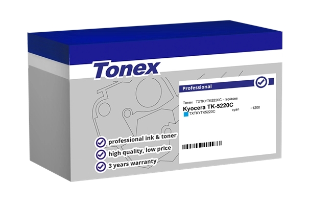 Tonex Tóner cian TXTKYTK5220C compatible con Kyocera TK-5220C