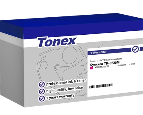 Tonex Tóner magenta TXTKYTK5220M compatible con Kyocera TK-5220M