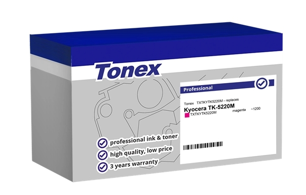 Tonex Tóner magenta TXTKYTK5220M compatible con Kyocera TK-5220M