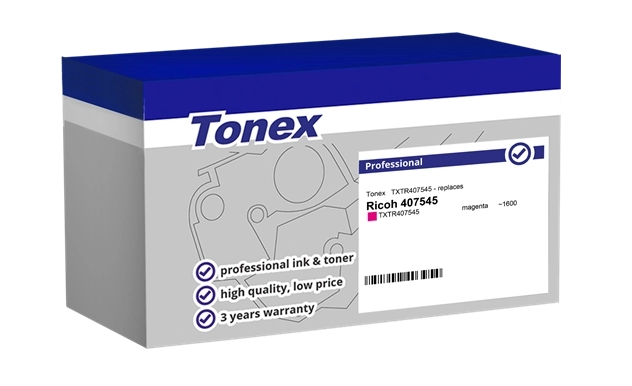 Tonex Tóner magenta TXTR407545 compatible con Ricoh SP C250EM
