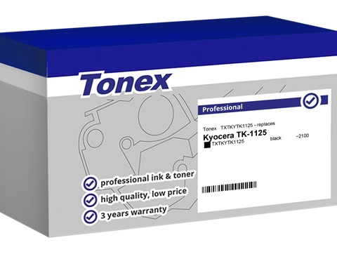 Tonex Tóner negro TXTKYTK1125 compatible con Kyocera TK-1125