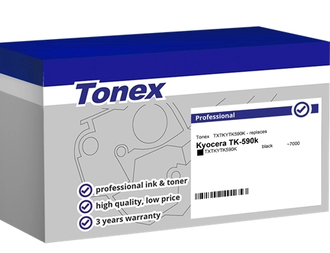 Tonex Tóner negro TXTKYTK590K compatible con Kyocera TK-590k