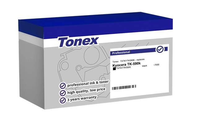 Tonex Tóner negro TXTKYTK590K compatible con Kyocera TK-590k
