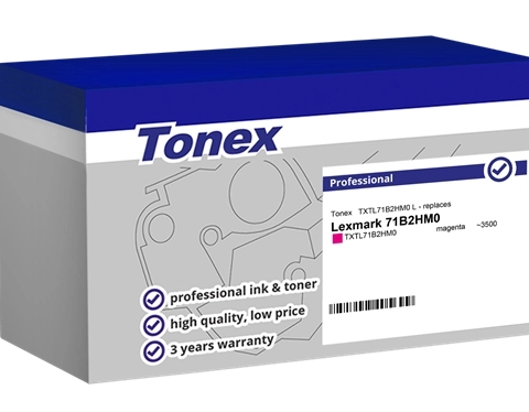 Tonex Tóner magenta TXTL71B2HM0 compatible con Lexmark 71B2HM0