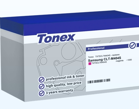 Tonex Tóner magenta TXTSCLTM404S compatible con Samsung CLT-M404S