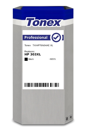 Tonex Cartucho de tinta negro TXIHPT6N04AE compatible con HP 303XL T6N04AE