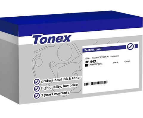 Tonex Tóner negro TXTHPCF294X compatible con HP 94X CF294X