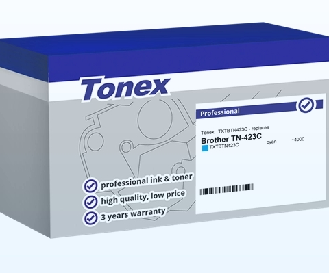 Tonex Tóner cian TXTBTN423C compatible con Brother TN-423C