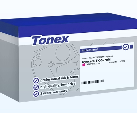 Tonex Tóner magenta TXTKYTK5270M compatible con Kyocera TK-5270M