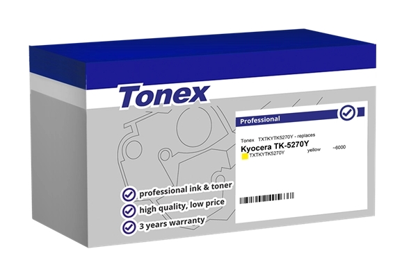 Tonex Tóner amarillo TXTKYTK5270Y compatible con Kyocera TK-5270Y