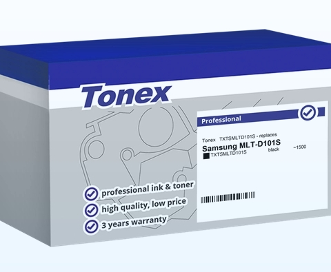 Tonex Tóner negro TXTSMLTD101S compatible con Samsung MLT-D101S