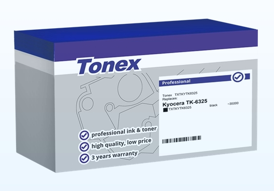 Tonex Tóner negro TXTKYTK6325 compatible con Kyocera TK-6325