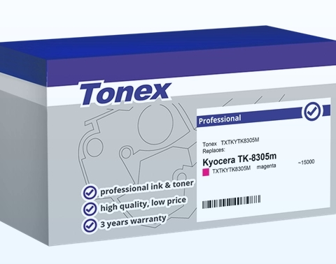 Tonex Tóner magenta TXTKYTK8305M compatible con Kyocera TK-8305m