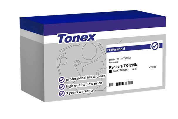 Tonex Tóner negro TXTKYTK895K compatible con Kyocera TK-895k