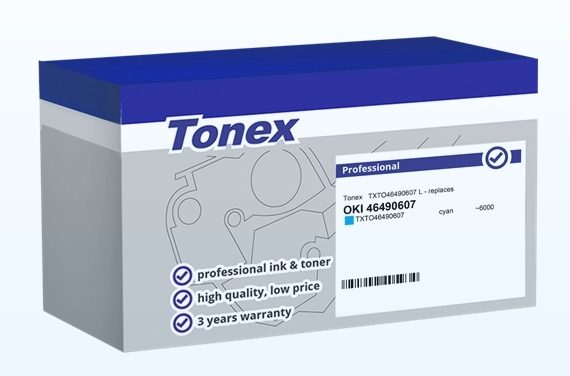 Tonex Tóner negro TXTKYTK475 compatible con OKI 46490607