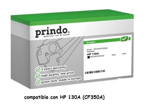 Prindo Tóner negro PRTHPCF350AG Green compatible con HP 130A CF350A