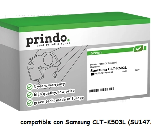 Prindo Tóner negro PRTSCLTK503LG Green compatible con Samsung CLT-K503L (SU147A)