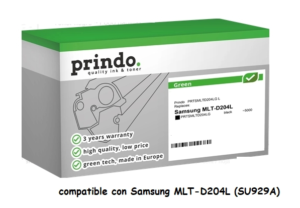 Prindo Tóner negro PRTSMLTD204LG Green compatible con Samsung MLT-D204L SU929A