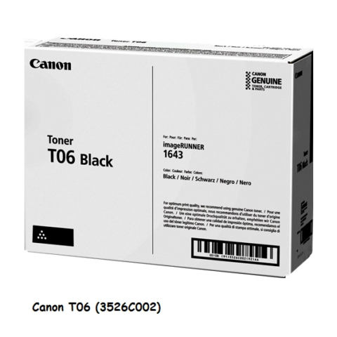 Canon Tóner negro T06 3526C002