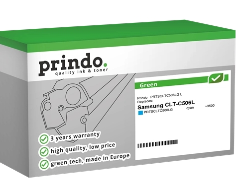 Prindo Tóner cian PRTSCLTC506LG Green compatible con Samsung CLT-C506L