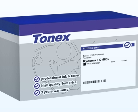 Tonex Tóner negro TXTKYTK580K compatible con Kyocera TK-580k