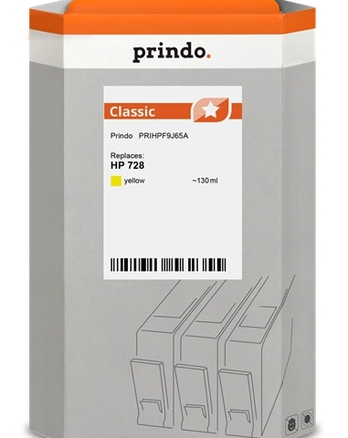 Prindo Cartucho de tinta amarillo PRIHPF9J65A compatible con HP 728