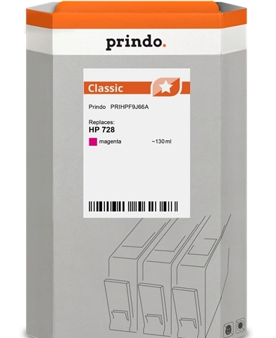 Prindo Cartucho de tinta magenta PRIHPF9J66A compatible con HP 728