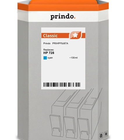 Prindo Cartucho de tinta cian PRIHPF9J67A compatible con HP 728