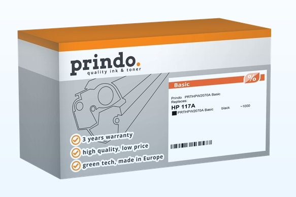 Prindo Tóner negro PRTHPW2070A Basic Basic compatible con HP 117A