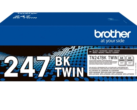Brother Multipack negro TN-247BKTWIN 247 2 piezas