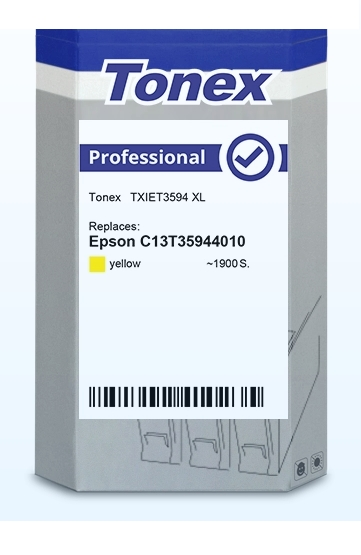 Tonex Cartucho de tinta amarillo TXIET3594 compatible con Epson T3594 35XL