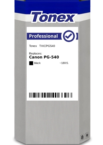 Tonex Cartucho de tinta negro TXICPG540 compatible con Canon PG-540 5225B005