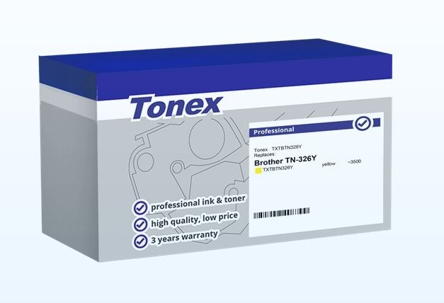 Tonex Tóner amarillo TXTBTN326Y TN-326 compatible con Brother TN-326Y