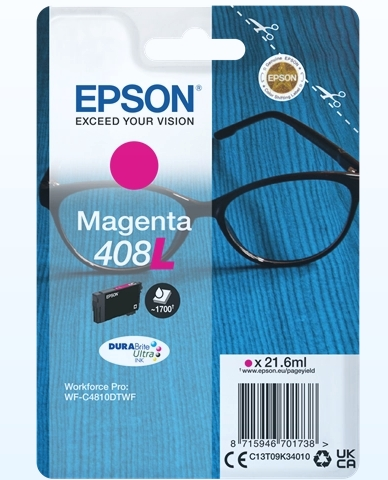 Epson Cartucho de tinta magenta C13T09K34010 408L