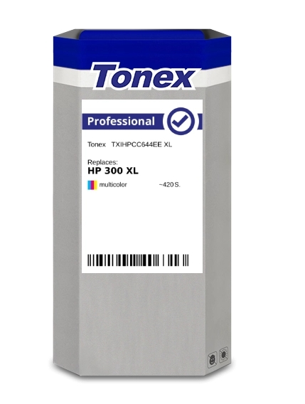 Tonex Cartucho de tinta varios colores TXIHPCC644EE compatible con HP 300 XL CC644EE