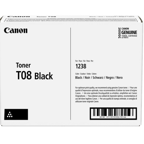 Canon Tóner negro T08 3010C006
