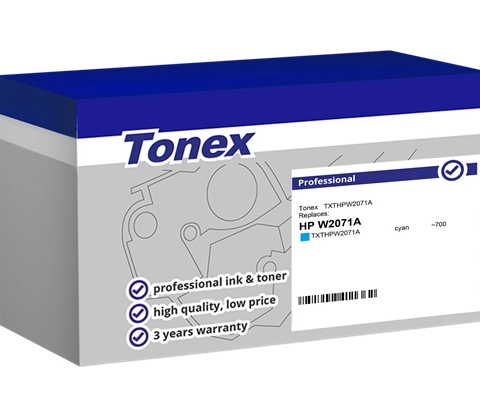Tonex Tóner cian TXTHPW2071A compatible con HP 117A W2071A