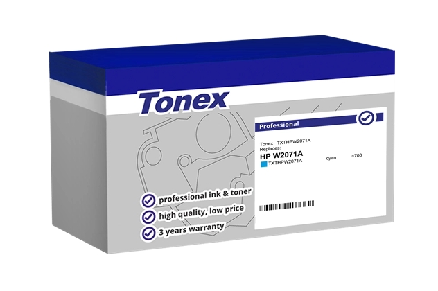 Tonex Tóner cian TXTHPW2071A compatible con HP 117A W2071A