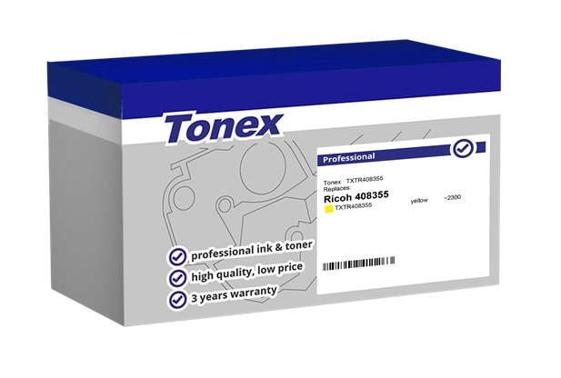 Tonex Tóner amarillo TXTR408355 compatible con Ricoh M C250Y
