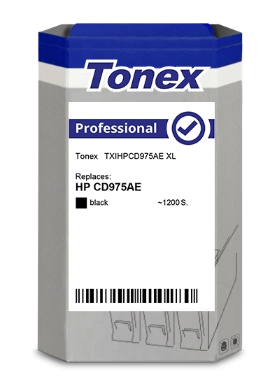 Tonex Cartucho de tinta negro TXIHPCD975AE compatible con HP 920 XL CD975AE negro